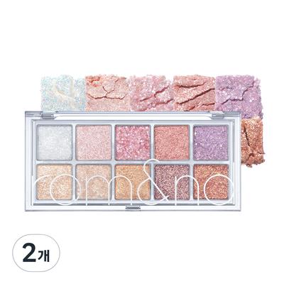 Rom&Better Than Palette, 00 Light & Glitter Garden, 2 Pieces