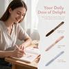 4Pcs Retractable Gel Pen 0.5mm Black Ink Journaling Pen Fragrance Ballpoint Pen  Adult
