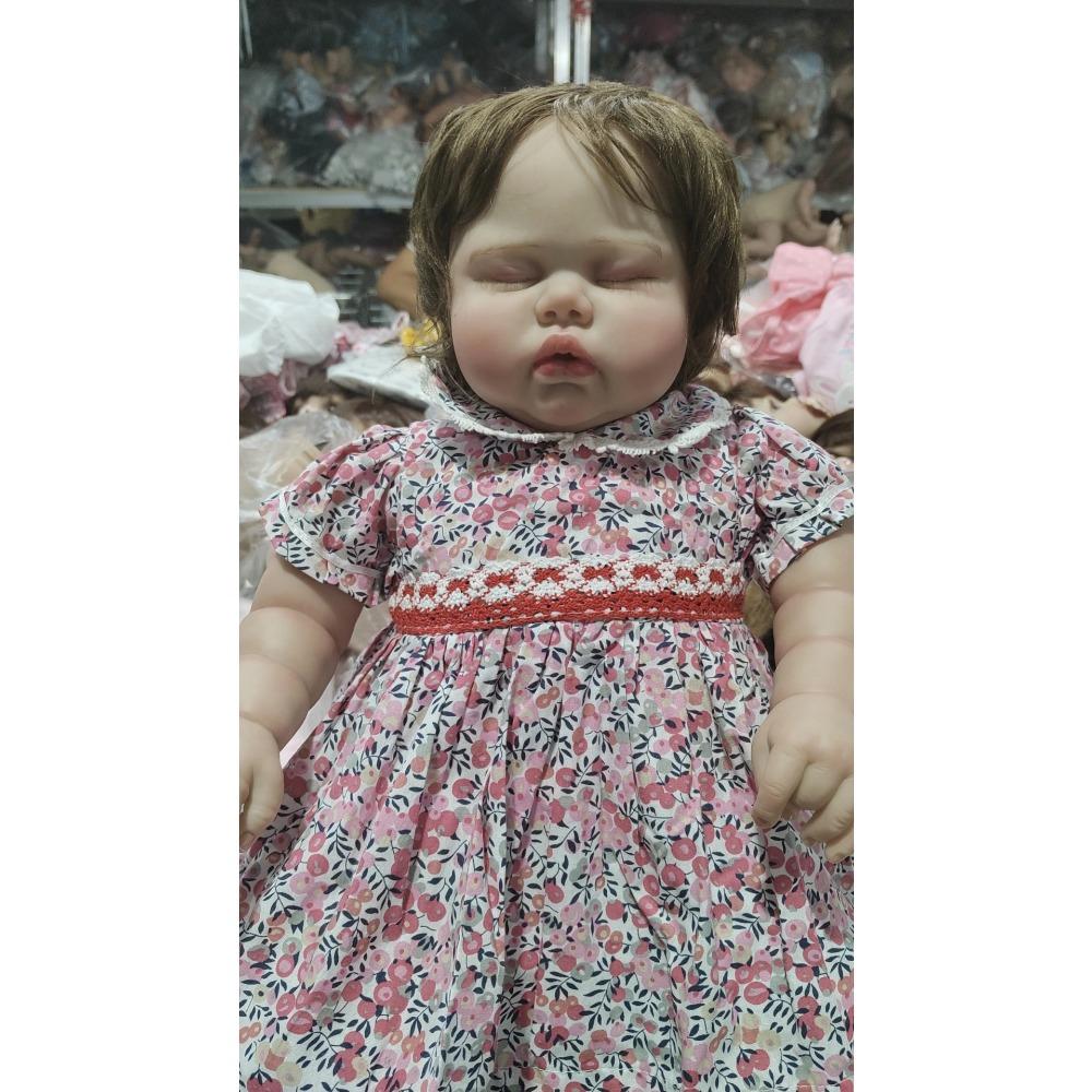 NPK Neuankunft 25 Zoll Riesige Größe Reborn Puppen Bausatz Gurke Frische Farbe Weiche Haptik mit Stoffkörper Unfertige Puppenteile