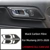 Pentru Ford Mustang GT 2015- Accesorii Styling Fibră de Carbon Interior Mânere Uși Auto Decorațiuni Autocolante Acoperire Garnitură