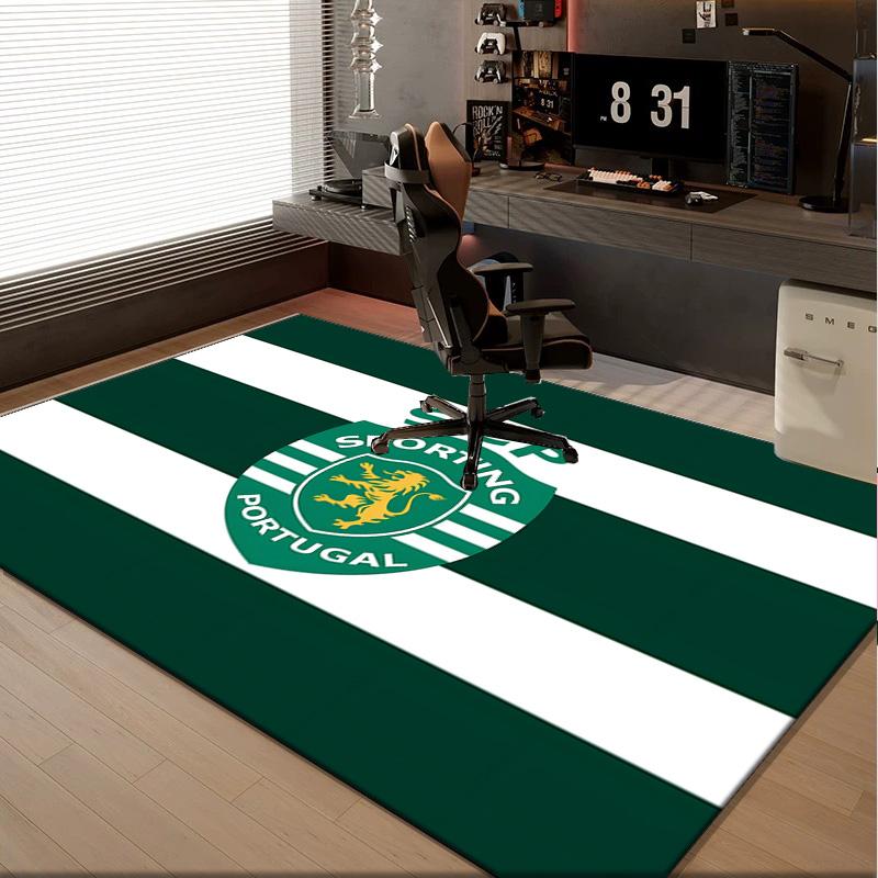 1PC rug Sporting football Crest Carpet, Chair Rug,Area Rug for Office Bedroom living rooms bedroom, Doormat decor Christmas fan gifts