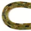 1pcs Natural Stone Tube Bead Sediment Jaspers Loose Cylinder Beads for Jewelry Making DIY Chakra Bracelet Accessories 15" 13x4mm