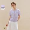 INMAN Ice Silk Round Neck Thin Knit Cardigan