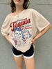 Unisex Cute Funny Alcohol Drinking Tshirts Tequila Retro Graphic Tees Vintage Fashion T Shirts Tops Short Sleeve Unisex Clothing