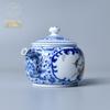 Jingdezhen Hand-painted Doucai Stoneware Teapot