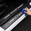 5Pcs Car Door Sill Protector Plate Rear Trunk Threshold Stickers For MINI One Cooper JCW Countryman Clubman Cabrio Paceman Coupe