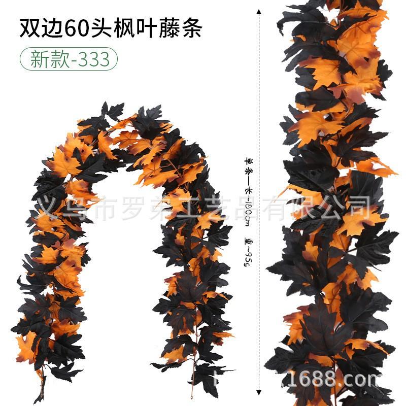 Künstliche Ahornranke Dekoration Festival Thanksgiving Halloween Hochzeit Heimfotografie