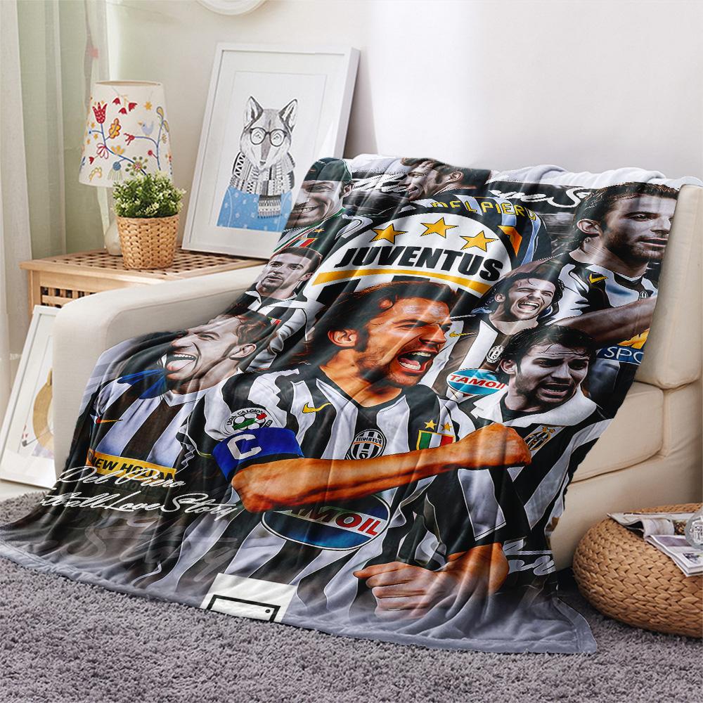 Juventus Print FlAannel Blanket, High Quality Comfortable for All Seasons, Home Decor, Warmth and Comfort