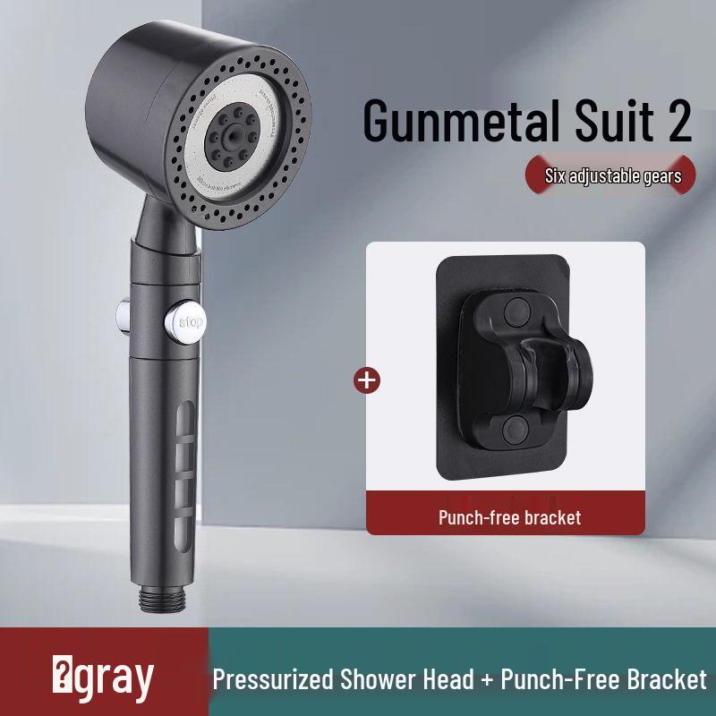 Pressurized Rain Shower Head Filter Nozzle for Home Bathrooms