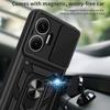 AMORUS For Xiaomi Poco F7 5G/Redmi Turbo 4 Pro 5G Case Kickstand PC+TPU Phone Cover with Camera Lens Slider