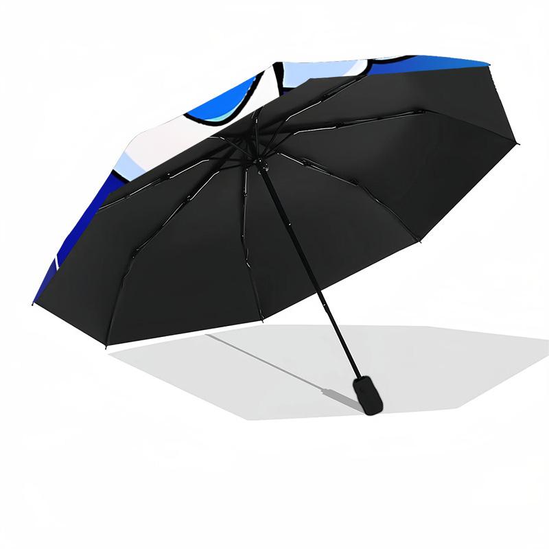 Ombrello Astro Bot Avventura Spaziale - Apertura/Chiusura Automatica, Ombrello Leggero Compatto a 8 Stecche Essenziale per Esterni Accessorio Picnic Ventaglio Regali