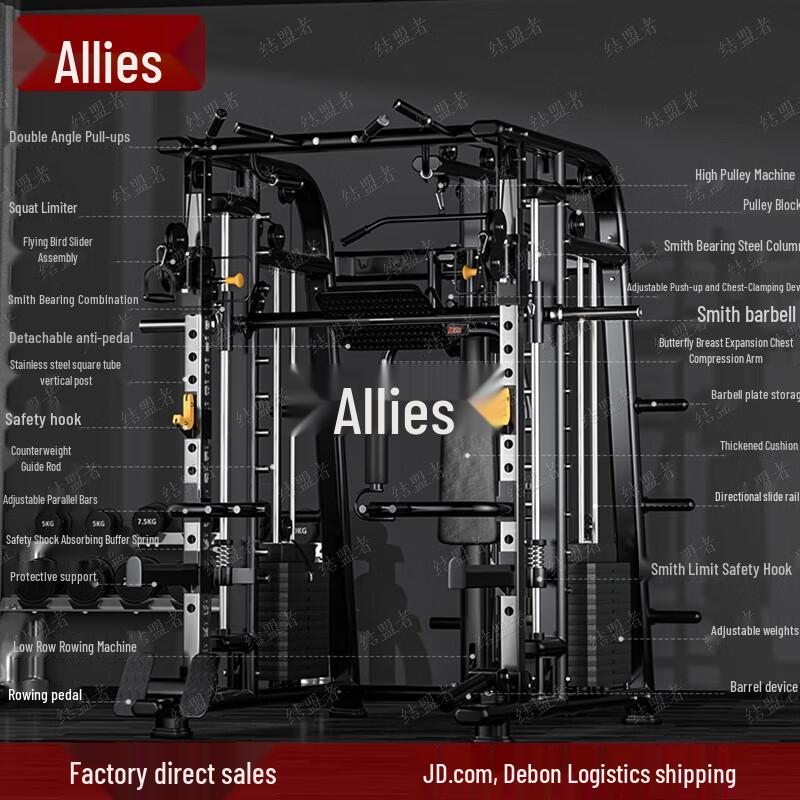 Ally Home Gym Smith Machine Squat Rack