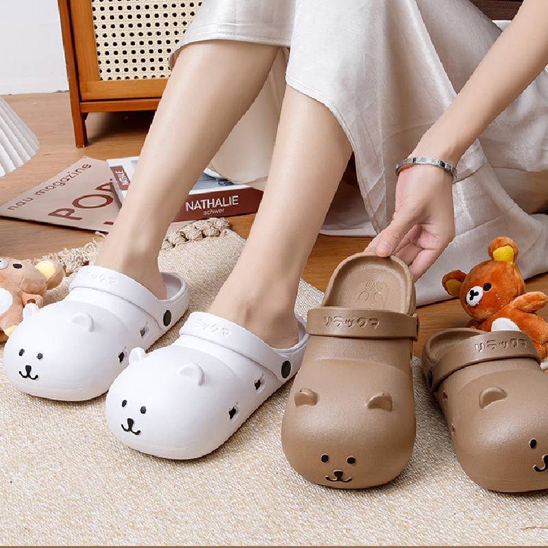 Casual Girl Shoes Pvc Flat Sandals For Summer And Spring Outdoor Wear
