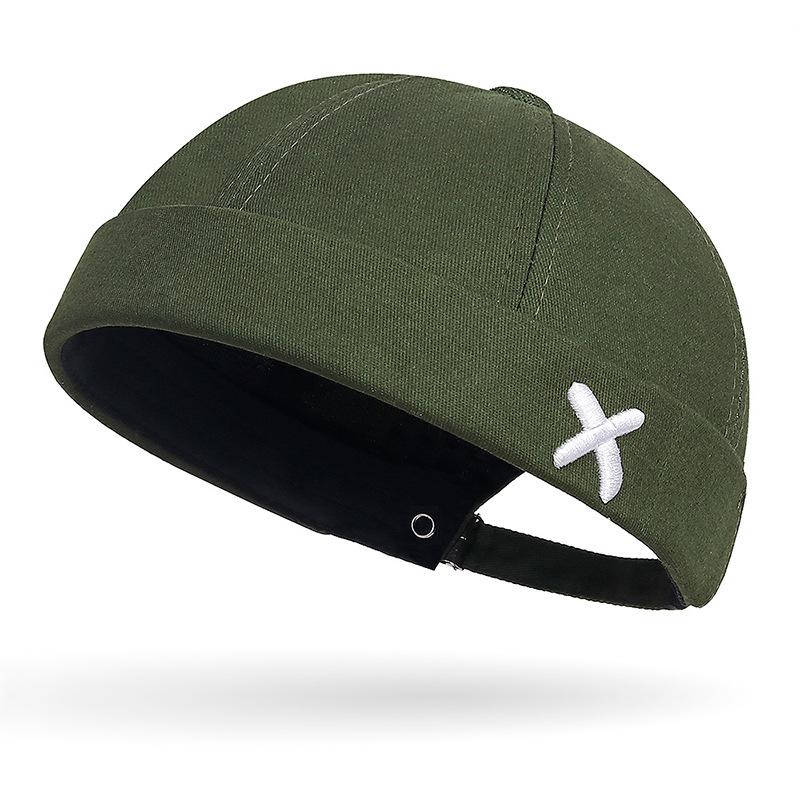 Șapcă Versatilă Zhen Yueqi fără Boruri Brodată - Stil Coreean Unisex Hip Hop Pălărie Tang