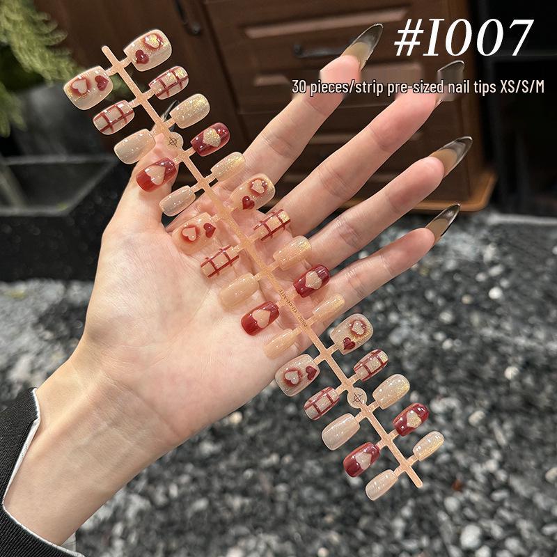 

Стразы Градиент Румяна Русалка Кошачий глаз Камелия Лилия Наклейки для ногтей - Набор из 30 штук