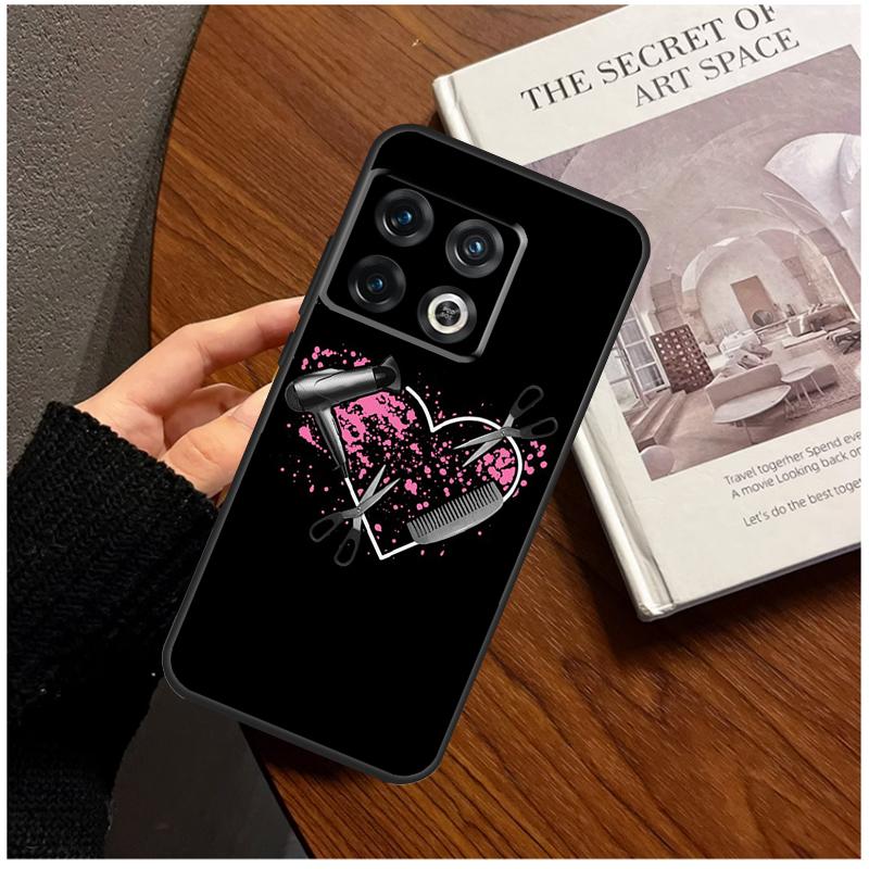 Hair Stylist Hairdresser For OnePlus 13R 10R 12R 10T 8T 13T 11 12 13 15 Case For OnePlus Nord 5 CE 2 3 4 Lite N20 N30