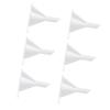 20pcs Mini Funnel Set Clear Plastic Funnels for Perfume Essential Oil Sand Art Laboratory Bottle