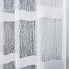 WIKTORIA - Ready-made jacquard curtain with a straight hem - 410x160 cm - white