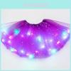 Star Light Led Tutu Skirt For Adults With Glitter Mesh Fabric And Geometric Pattern Perfect For Parties