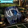 1PC Custom Name Blanket MAVERICKS BASKETBALL TEAM Flannel blankets Patterns Throw Blanket All-Season Soft Gift for Couch, Bed, Camping, Birthday gifts