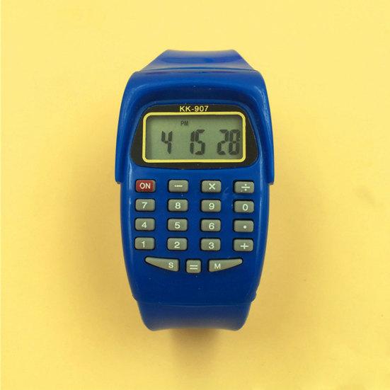 Children Sports Digital Square Wrist Gift Examination Tool Kids Watch Calculator