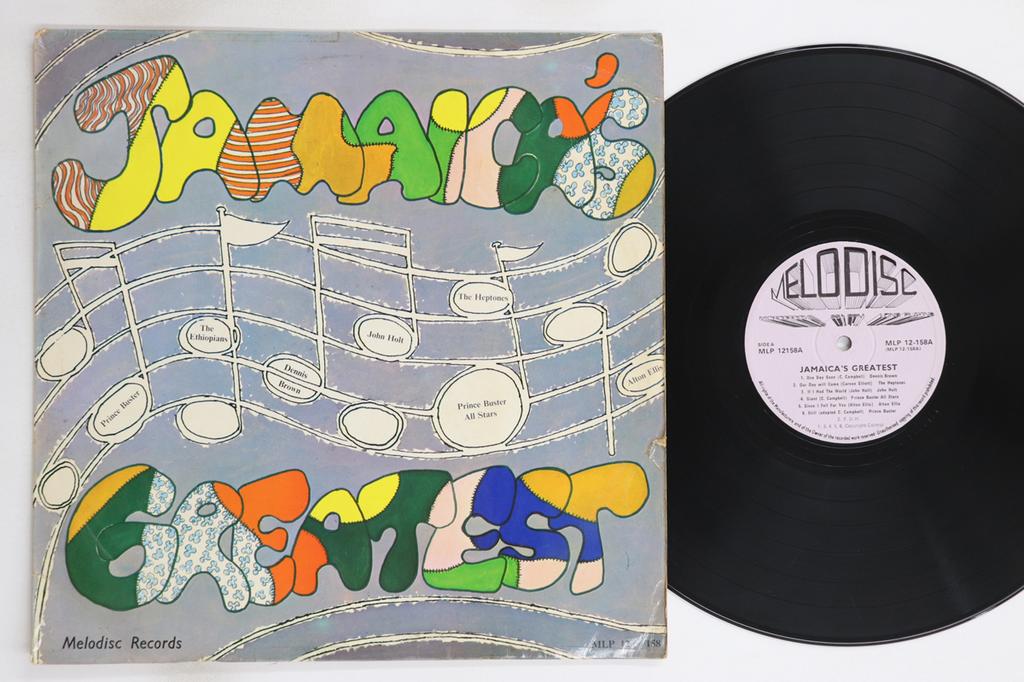 LP Record VARIOUS Jamaicas Greatest MLP12158 Melodisc 1972 UK Reggae Ska Dub Used