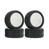 4Pcs 50mm Rubber Tire Tyre Wheel For SG1603 SG1604 SG1605 UDIRC UD1601 UD1602 UD1603 UD1604 1/16 RC Car Upgrade Parts