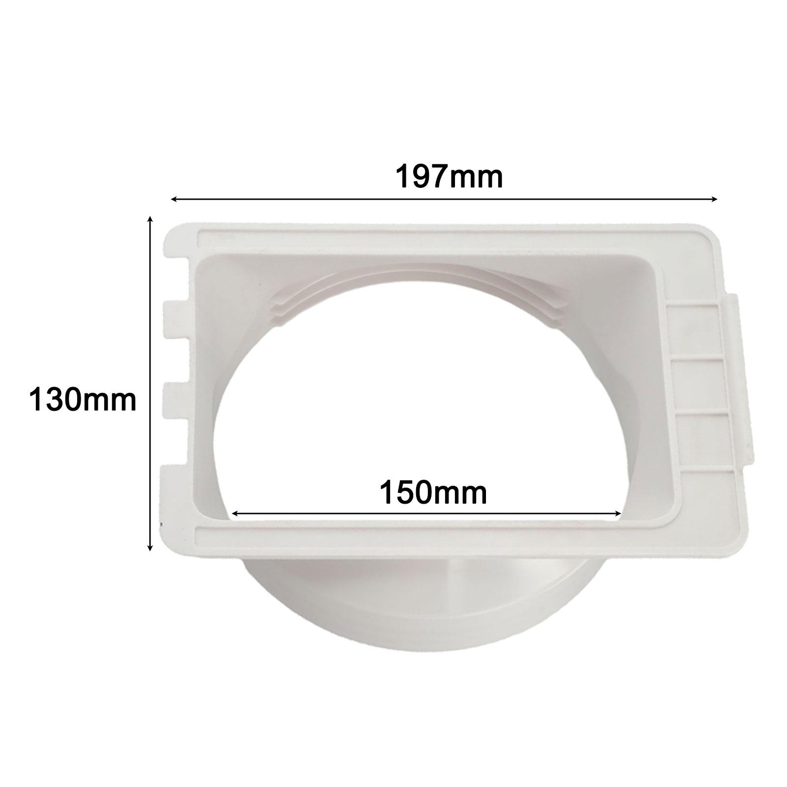 

197*130*150mm Duct Adapter Connector Exhaust Pipe Mobile Air Conditioner Duct Adapter Portable Easy To Install China Mainland