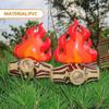Simulation Inflatable Campfire Camping Props Toys Creative Family Campfire Party Decoration Props Campfire Inflatable Toy Model