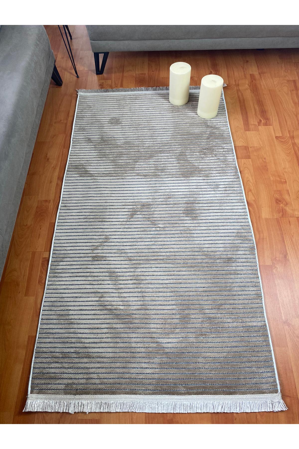 

Rovigo Home Современный тканый ковер из синели 80x150 коричневый