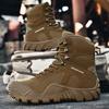 Men's Camouflage Desert Army Boots Male Outdoor Ankle Work Shoes Non Slip Climbing Hiking Boots