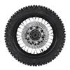 12 Inch Dirt Bike Rear Wheel Rim 80 100 12 3.00 12 Rear Wheel Tire and Rim Inner Tube 15mm Axle with Brake Rotor and