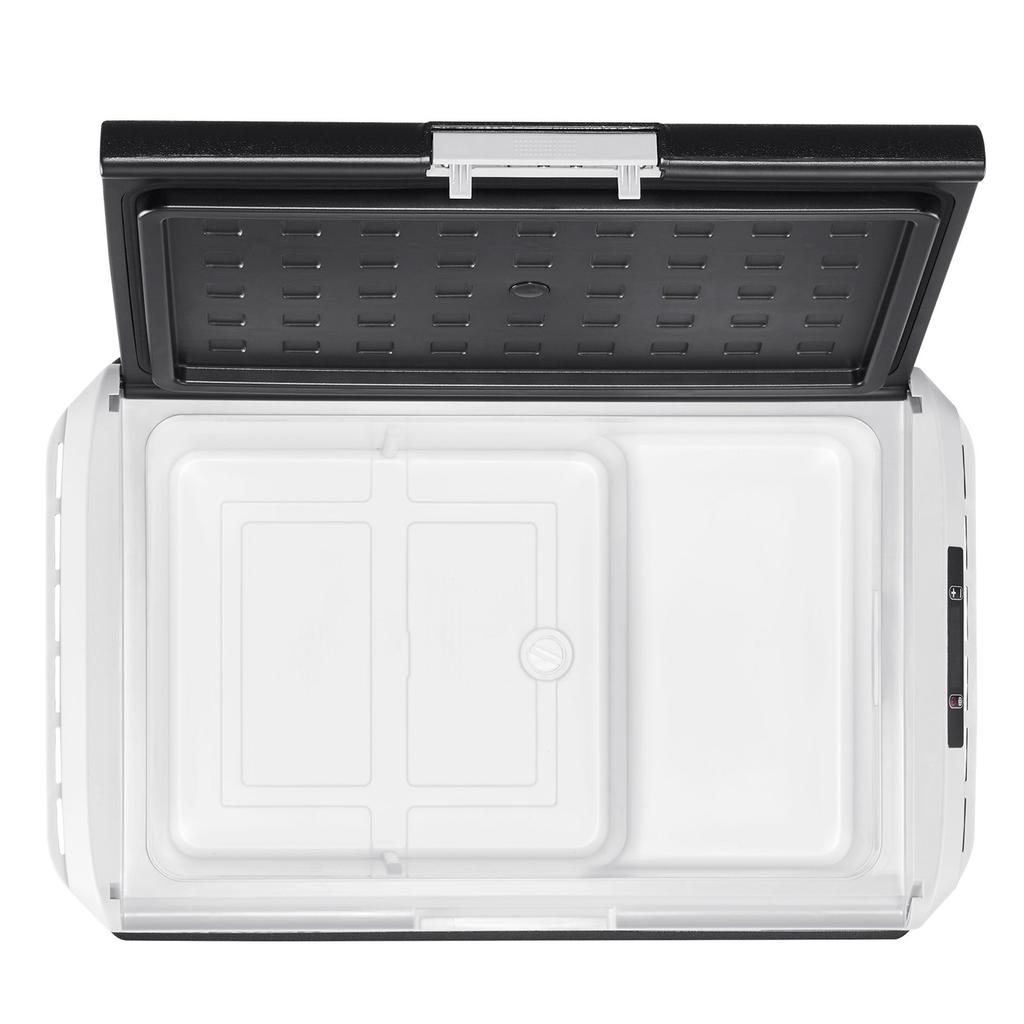 12 Volt Car Refrigerator, 40L Car Fridge, Portable Electric Cooler with -20 to 20 Adjustable Temperature, 12/24V DC and 100- 240V AC Compressor