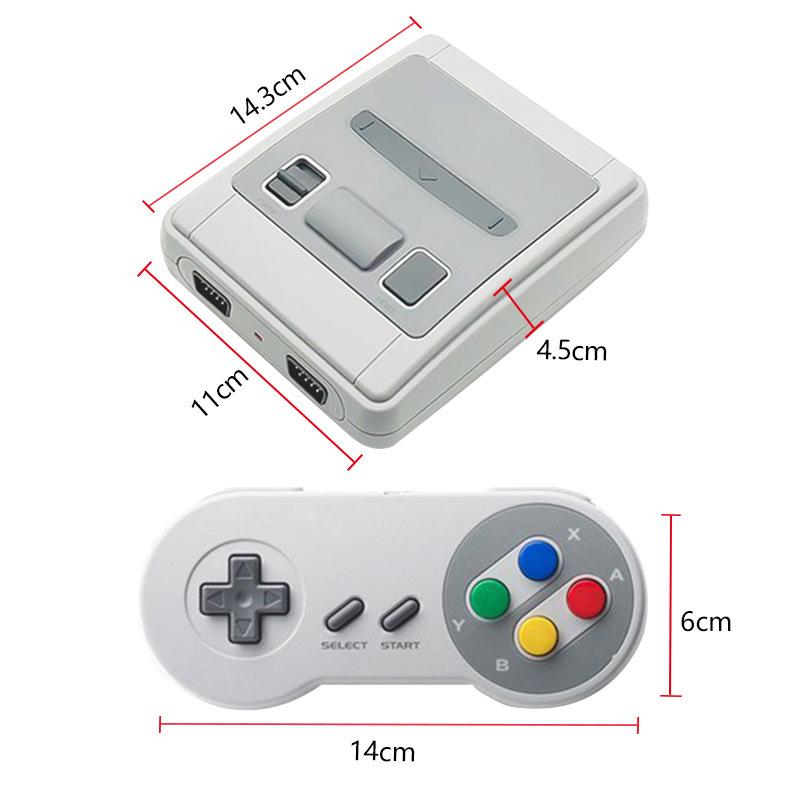 European SFC Red & White Mini SNES TV Console: 8-bit, 620 Built-in Games