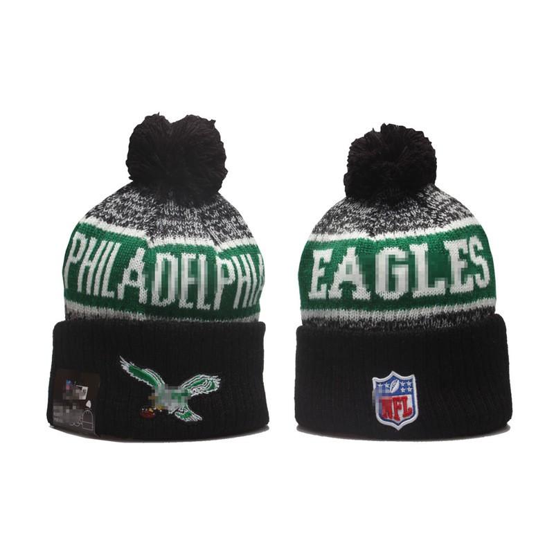 Zimní pletená čepice Muži Ženy - Tým NFL Eagles Cowboys Teplá akrylová čepice Nastavitelná Skládací Reflexní