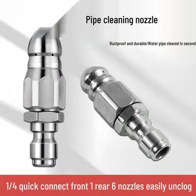 Vysokotlaká rotační tryska na čištění kanalizace, 1/4 rychlospojka