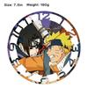 Naruto Sasuke Creative Wall Clock Anime Print Modern Minimalist Hanging Clock  Naruto Shippuden Uzumaki Itachi