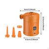 Electric Air Pump Portable Outdoor Camping with 4 Nozzles Mini Inflate and Deflate
