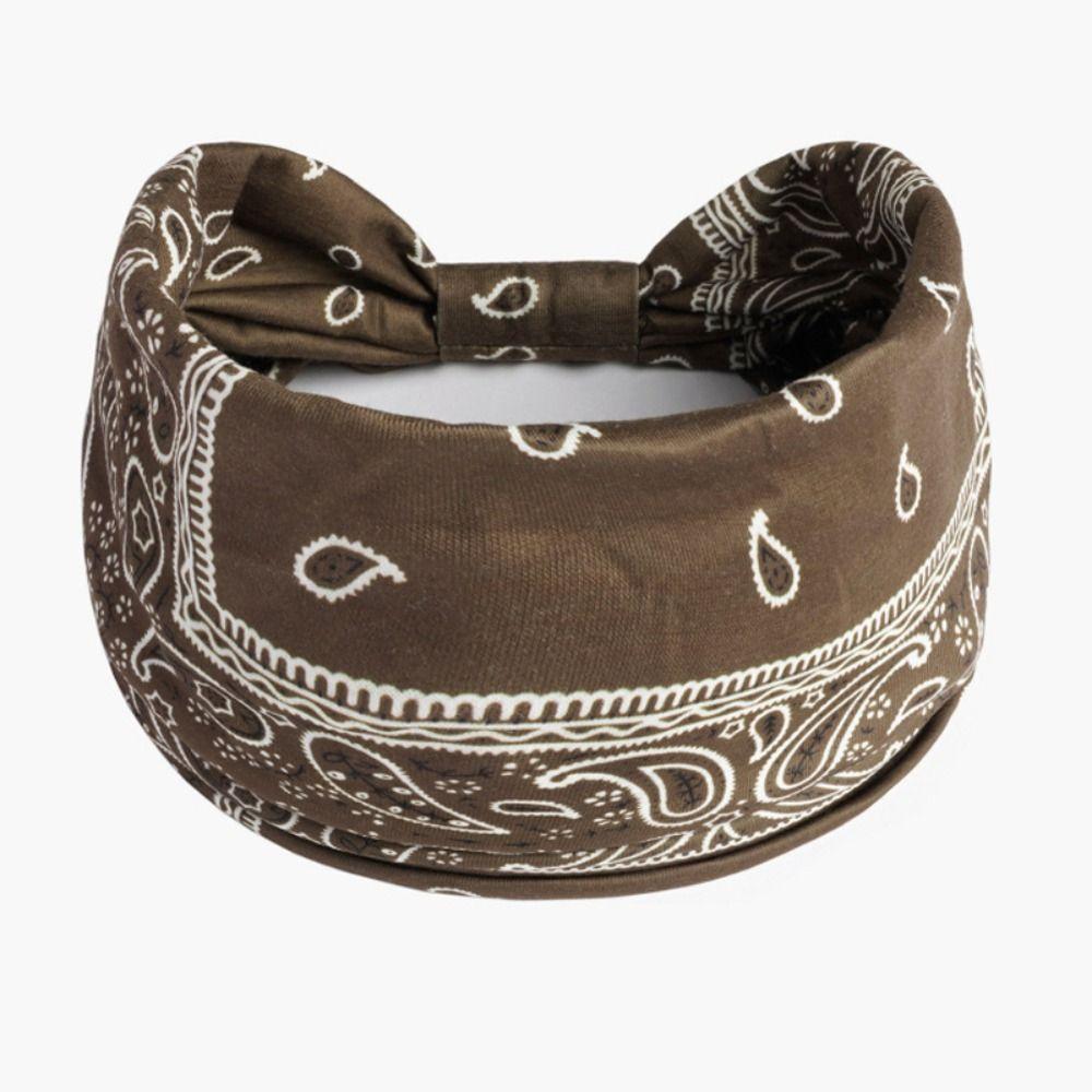 Boho Yoga Head Wrap Cashew Prints Hairbands Fashion Headwear Women Girl