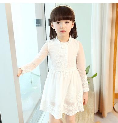 Prinzessin Mädchen Spitzenkleid Baumwolle Mädchen Kleid Rot Party Hochzeit Stickerei 2-14Y Kinder Kleidung