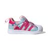 adidas Originals SUPERSTAR 360 Breathable Low Top Skateboard Shoes Pink Blue White Infant And Toddler EF6641