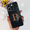 For Xiaomi Redmi 13C Case Redmi 13C 2023 Fashion Initial Letter Soft Silicone TPU Phone Cover For Redmi13C 13 C 4G