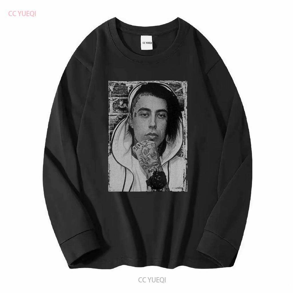 Ronnie Radke Falling In Reverse Band Schwarzes T-Shirt S bis 5XL 1PT1740 Lang- oder Kurzarm Vintage Gewaschen Designerkleidung
