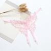 Butterfly Lace Embroidered Panties Open Crotch Bowknot T-Pants Lingerie Sexy Mesh Thongs  Gift