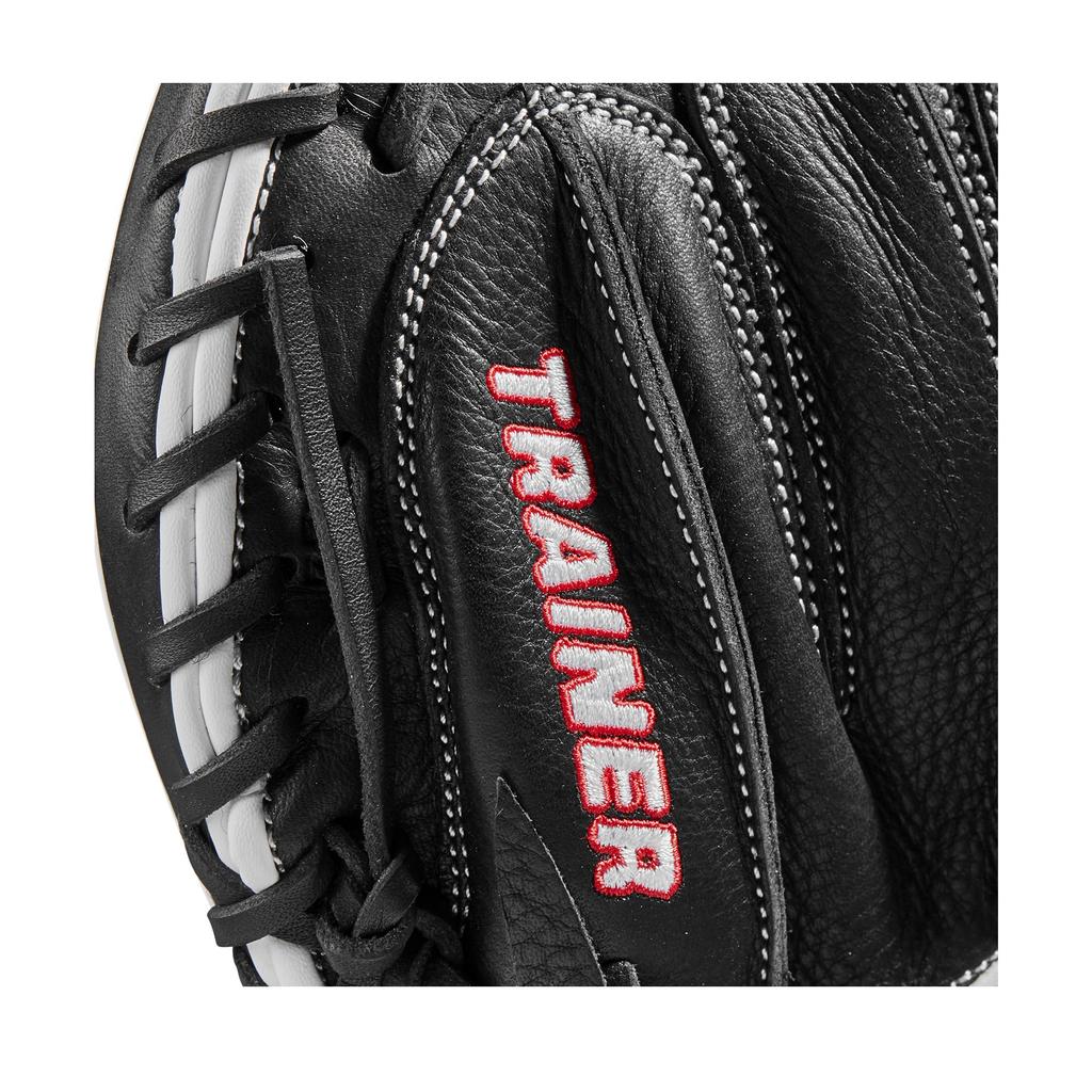 Wilson Baseball Training Black Glove, Glove, TRAINER, Catcher's, WBW10099630,