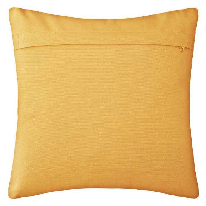 Coussin Motifs "Otto" Jaune 38x38cm - Atmosphera Createur D'interieur