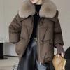 Down cotton-padded clothes for women's winter new thickened new short loose warm small cotton-padded jacket trendy