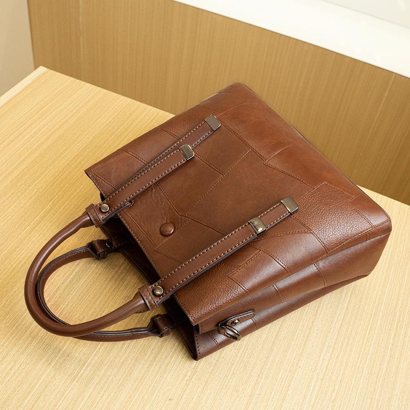 Retro Bucket Bag, Fashionable and Versatile, Large-capacity Commuting Bag, Niche Single-shoulder Crossbody Tote Bag