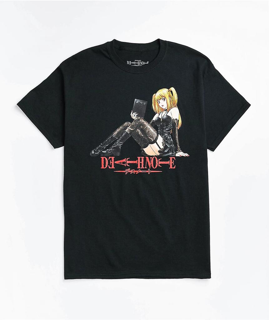 Death Note Misa Livre T-shirt Noir SHONEN JUMP