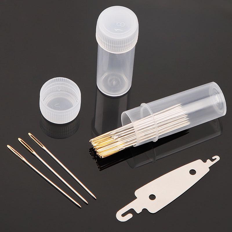 Mixed Pack of 30/10 Gold Tail Embroidery Blunt Needles (22/24/26) with Packaging